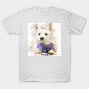 Watercolour westie T-Shirt